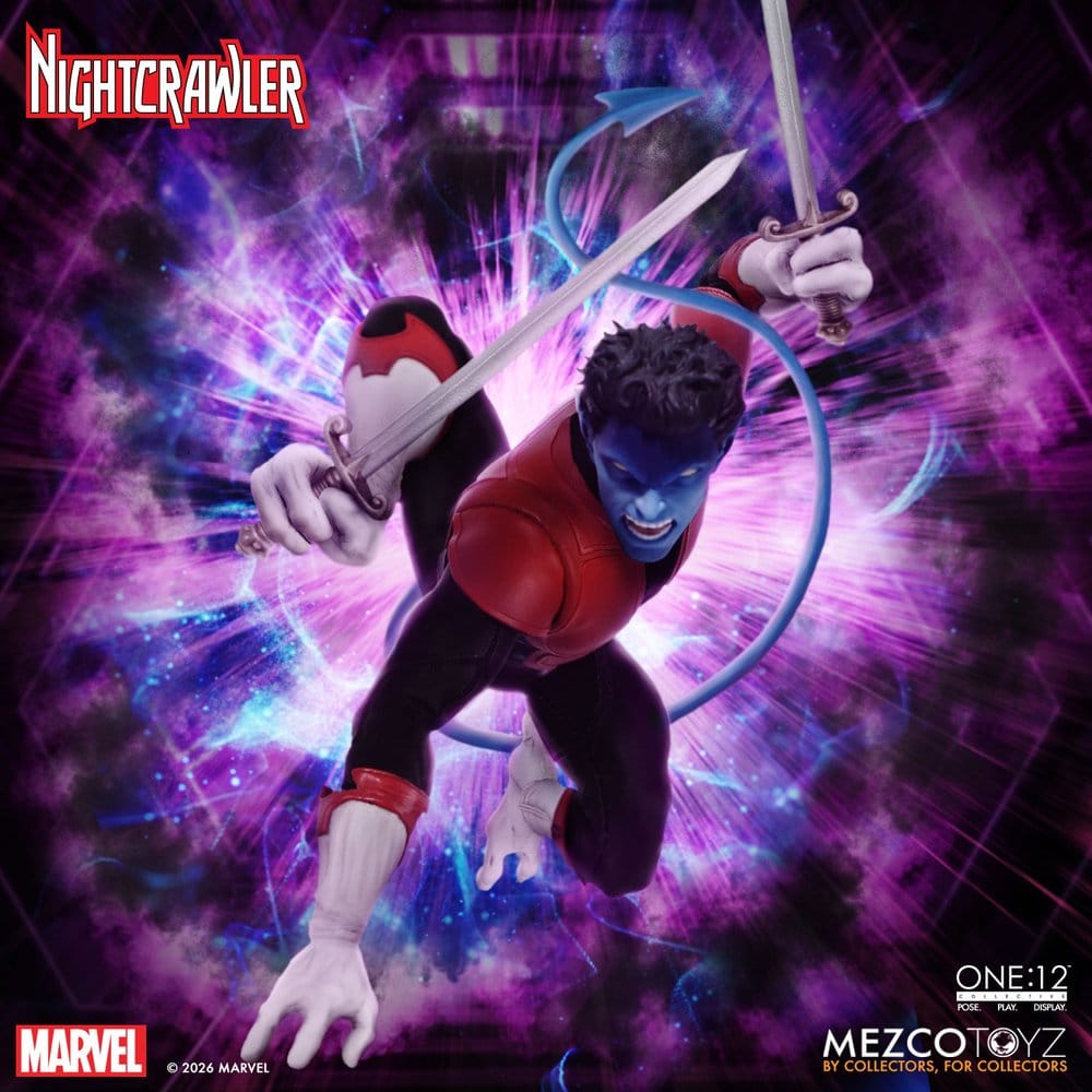 Marvel X-Men One:12 Collective Action Figure 1/12 Nightcrawler 16 cm