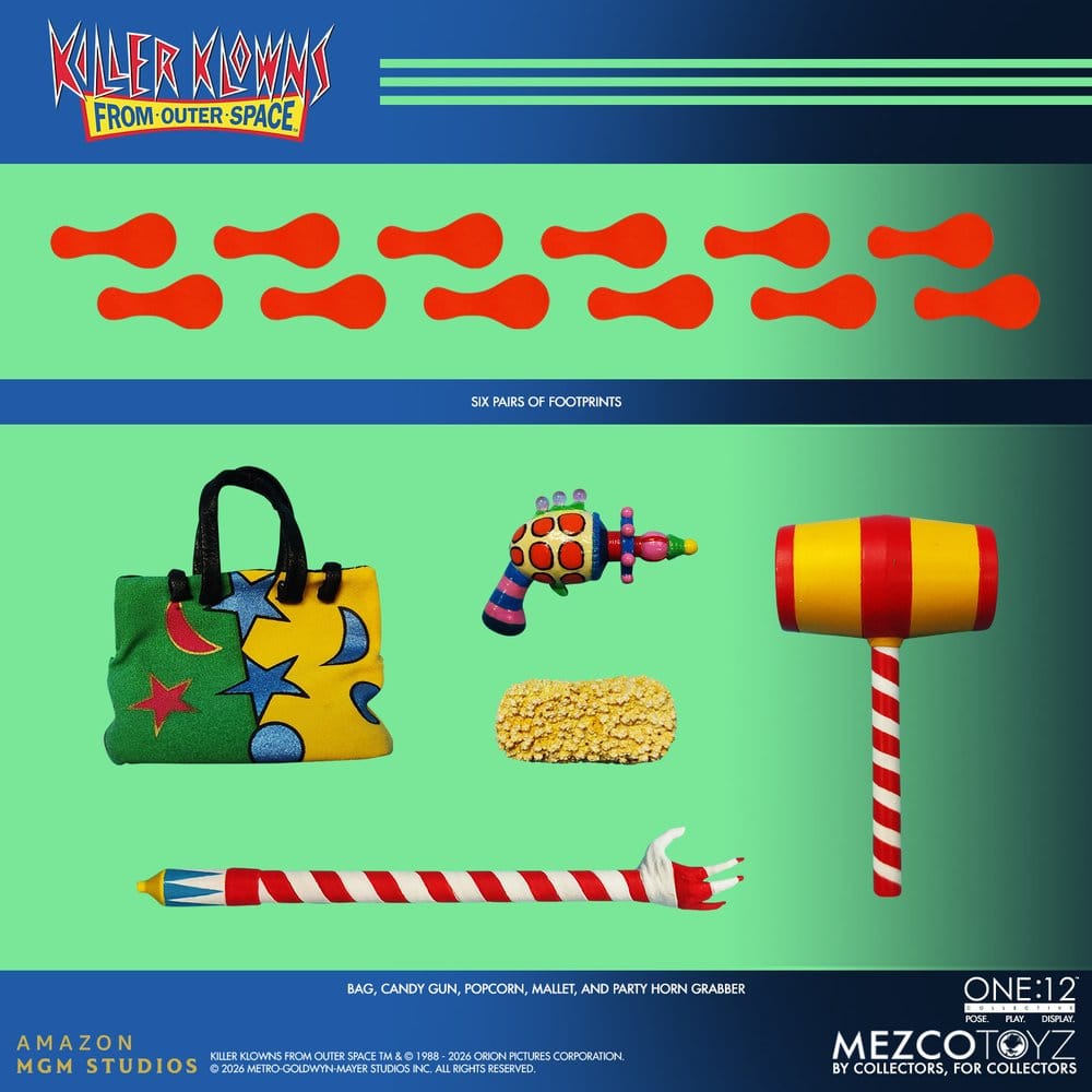 Killer Klowns From Outer Space One:12 Collective Action Figure 1/12 Jumbo 17 cm