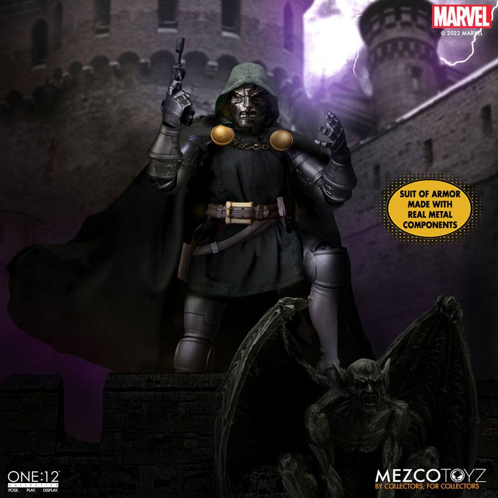 Marvel Action Figure 1/12 Doctor Doom 17 cm