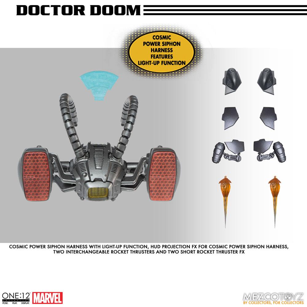 Marvel Action Figure 1/12 Doctor Doom 17 cm