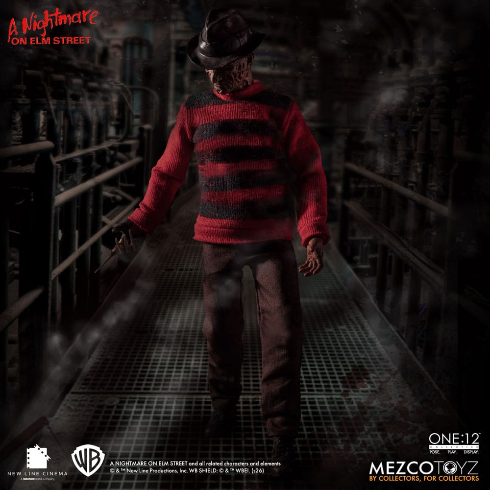 Nightmare On Elm Street Action Figure 1/12 Freddy Krueger 17 cm