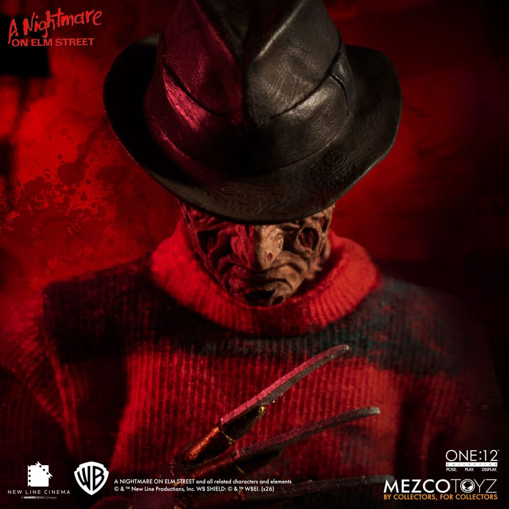 Nightmare On Elm Street Action Figure 1/12 Freddy Krueger 17 cm