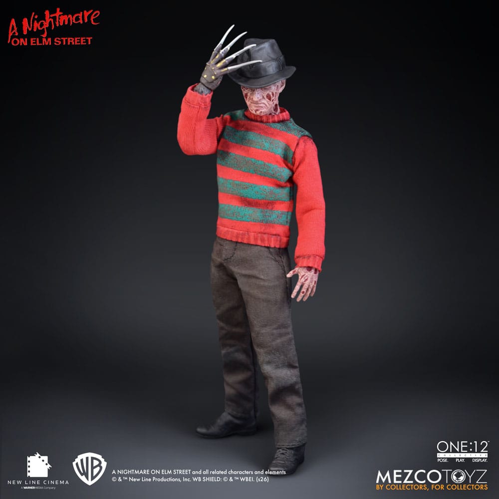 Nightmare On Elm Street Action Figure 1/12 Freddy Krueger 17 cm