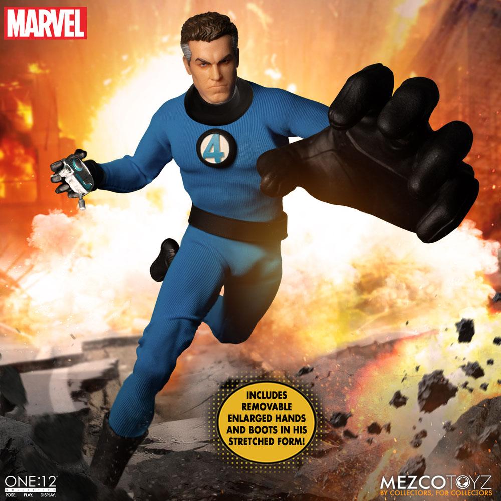 Marvel Action Figures 1/12 Fantastic Four Deluxe Steel Box Set 16 cm