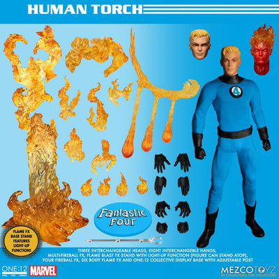 Marvel Action Figures 1/12 Fantastic Four Deluxe Steel Box Set 16 cm