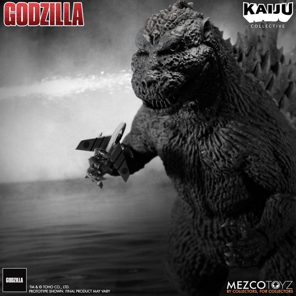 Godzilla (1954) Kaiju Collective Action Figure Godzilla - Black & White Edition 20 cm