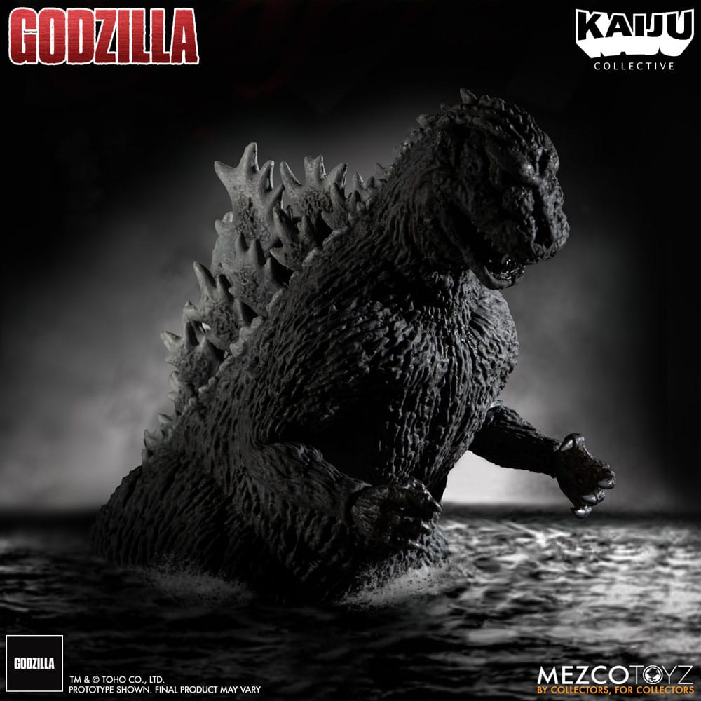 Godzilla (1954) Kaiju Collective Action Figure Godzilla - Black & White Edition 20 cm