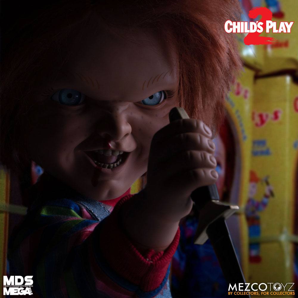 Child´s Play 2 Designer Series Talking Menacing Chucky 38 cm - Damaged packaging