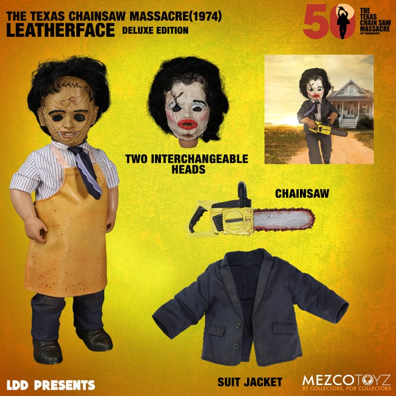 The Texas Chainsaw Massacre (1974) Living Dead Dolls Doll Leatherface Deluxe Edition 27 cm