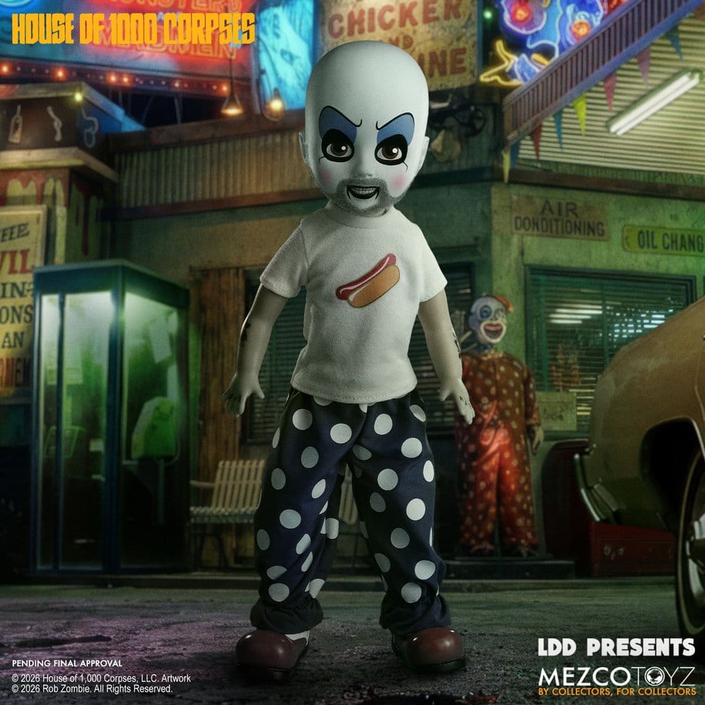 House of 1000 Corpses LDD Presents Doll Captain Spaulding 25 cm