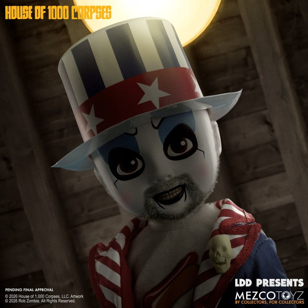 House of 1000 Corpses LDD Presents Doll Captain Spaulding 25 cm