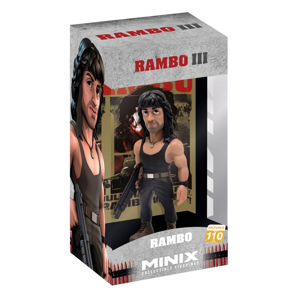 Rambo Minix Figure Rambo with T-Shirt 12 cm