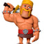 The World of Clash Minix Figure Clash of Clans Barbarian 12 cm