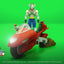 Biker Mice From Mars Vehicle Vinnie's Radical Rocket Sled 25 cm