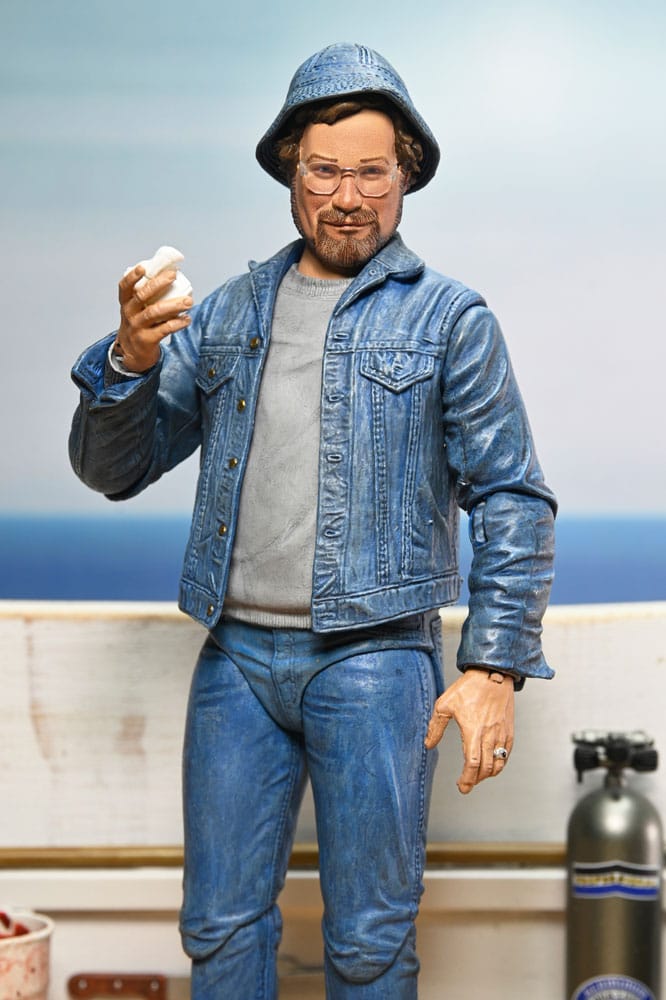 Jaws Action Figure Ultimate Matt Hooper Amity Arrival 50th Anniversary 18 cm - Damaged packaging