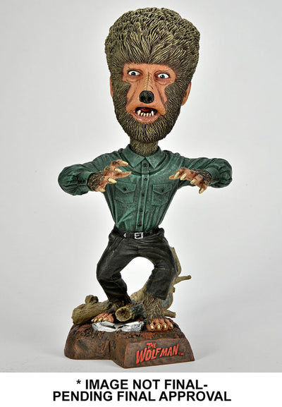 Universal Monsters Head Knocker Bobble-Head Wolf Man 20cm