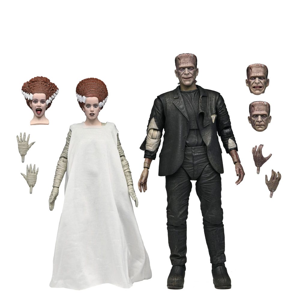 Universal Monsters Action Figures 2-Pack Bride of Frankenstein 90th Anniversary The Monster & His Mate 18 cm