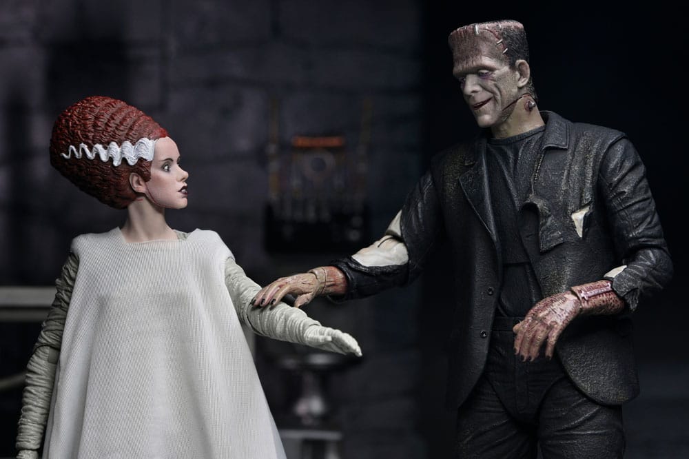 Universal Monsters Action Figures 2-Pack Bride of Frankenstein 90th Anniversary The Monster & His Mate 18 cm