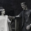 Universal Monsters 2-Pack Action Figure Bride of Frankenstein 90th Anniversary The Monster & His Mate (B&W) 18 cm