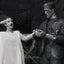 Universal Monsters 2-Pack Action Figure Bride of Frankenstein 90th Anniversary The Monster & His Mate (B&W) 18 cm
