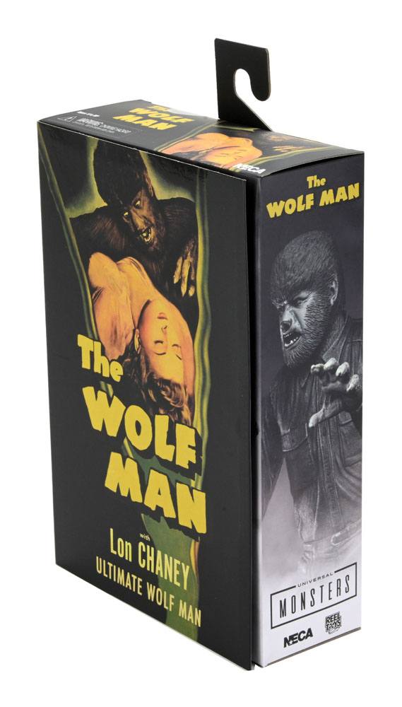 Universal Monsters Action Figure Ultimate The Wolf Man (Black & White) 18 cm