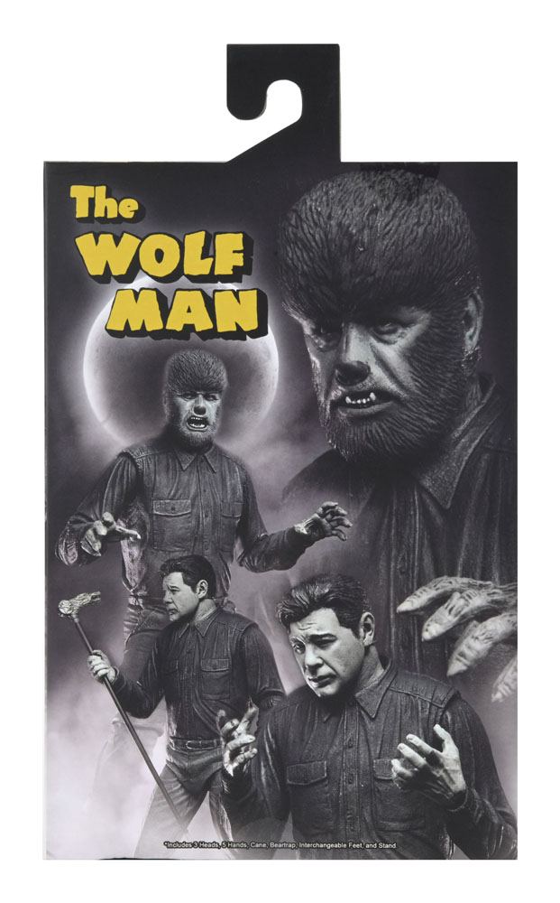 Universal Monsters Action Figure Ultimate The Wolf Man (Black & White) 18 cm