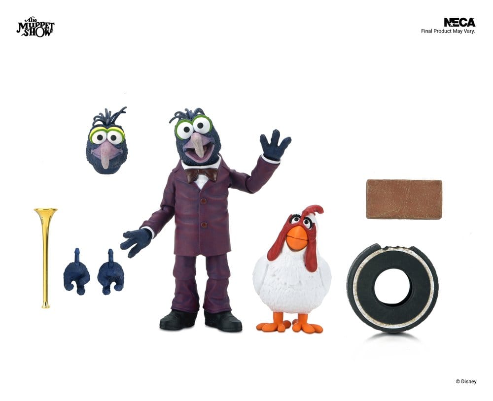 The Muppets Ultimate Action Figure Gonzo with Camilla 18 cm