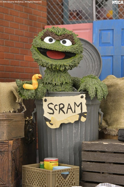 Sesame Street Ultimate Action Figure Oscar the Grouch 18 cm