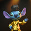 Lilo & Stitch Action Figure Ultimate Gold Suit Elvis Stitch 18 cm
