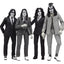 KISS Action Figures 4-Pack Dressed to Kill Album Cover 18 cm