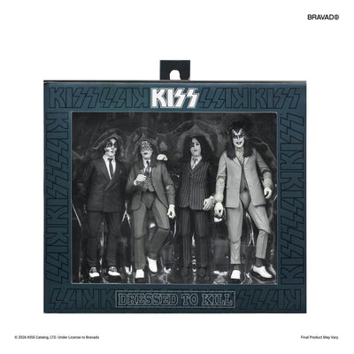 KISS Action Figures 4-Pack Dressed to Kill Album Cover 18 cm