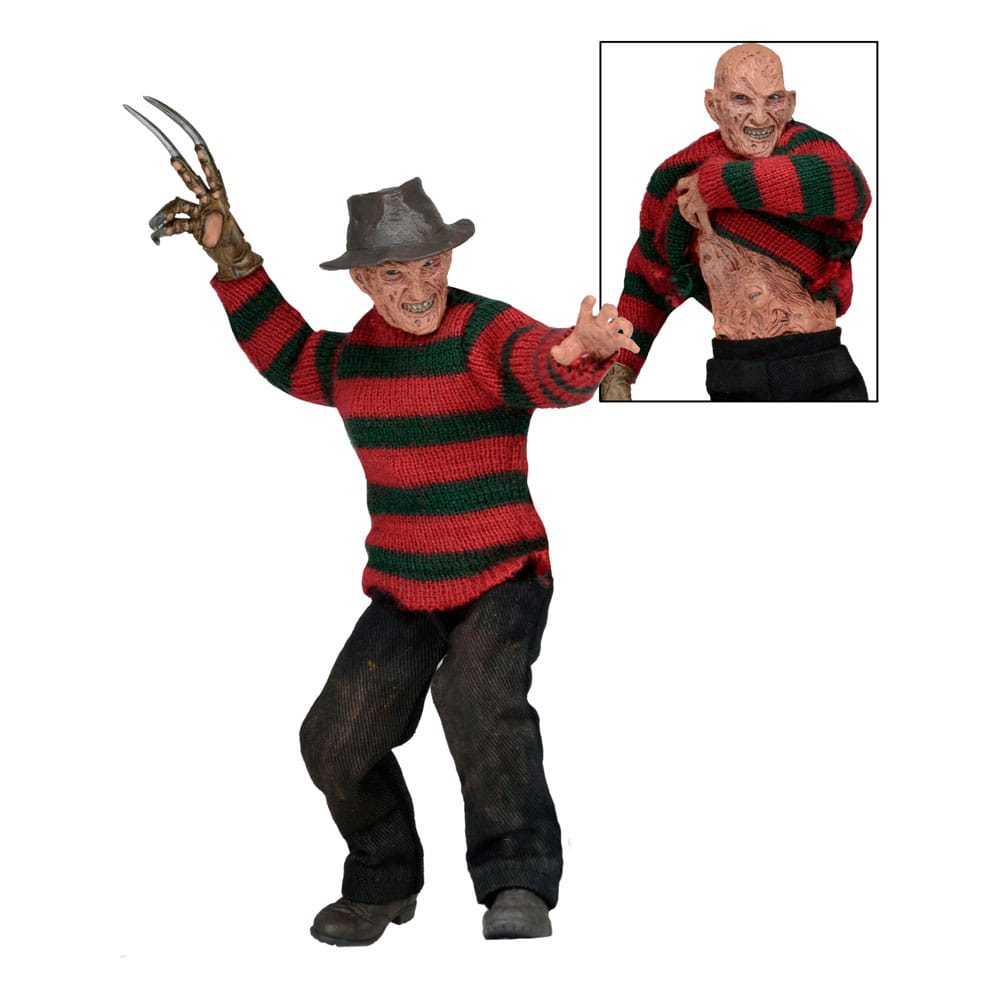 A Nightmare on Elm Street 3 Clothed Action Figure Freddy Krueger 20 cm