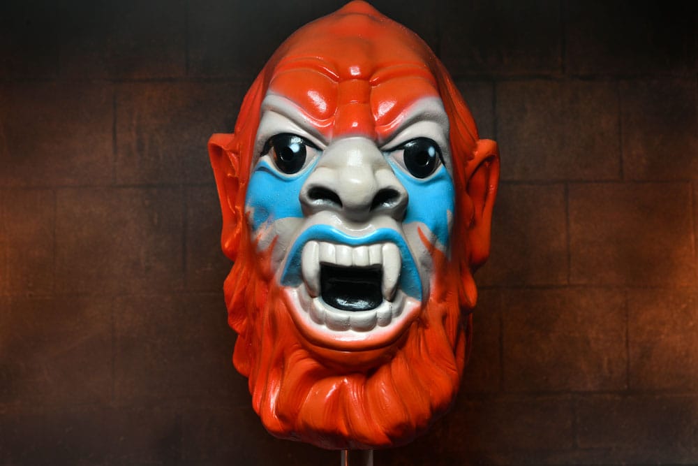 Masters of the Universe Replica Deluxe Latex Mask Beastman - Damaged packaging