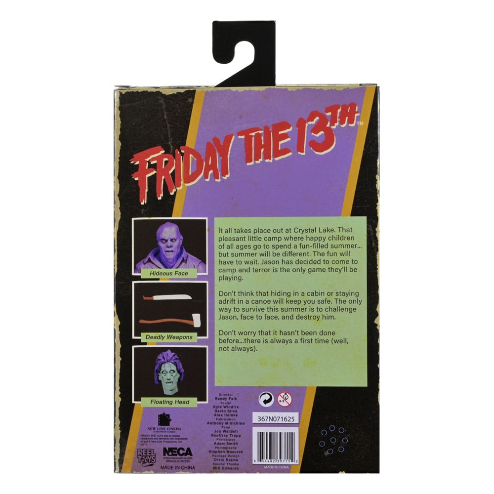 Friday the 13th Action Figure Jason Theme Music Edition (Classic Video Game Appearance) 18 cm