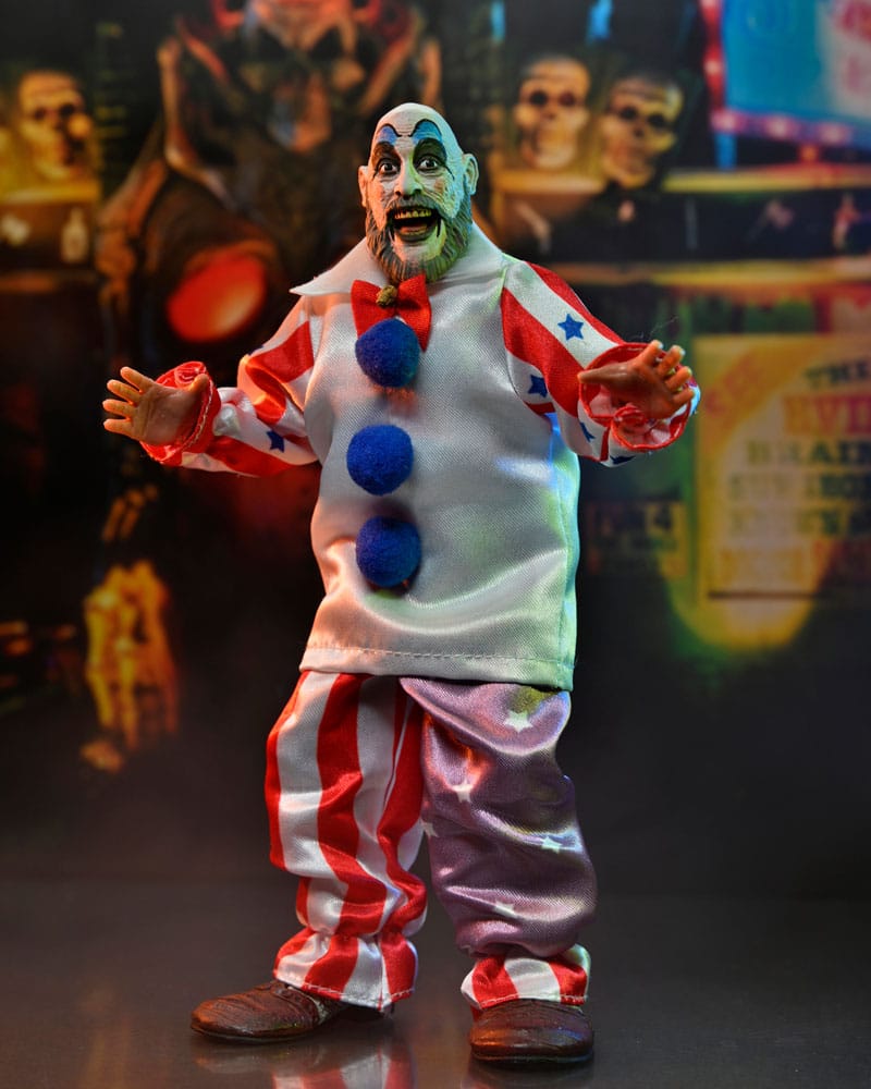 House of 1000 Corpses Clothed Action Figure Captain Spaulding 20 cm