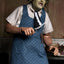 Texas Chainsaw Massacre Clothed Action Figure Leatherface with Old Lady Mask 20 cm