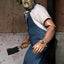 Texas Chainsaw Massacre Clothed Action Figure Leatherface with Old Lady Mask 20 cm