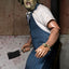 Texas Chainsaw Massacre Clothed Action Figure Leatherface with Old Lady Mask 20 cm