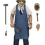 Texas Chainsaw Massacre Clothed Action Figure Leatherface with Old Lady Mask 20 cm