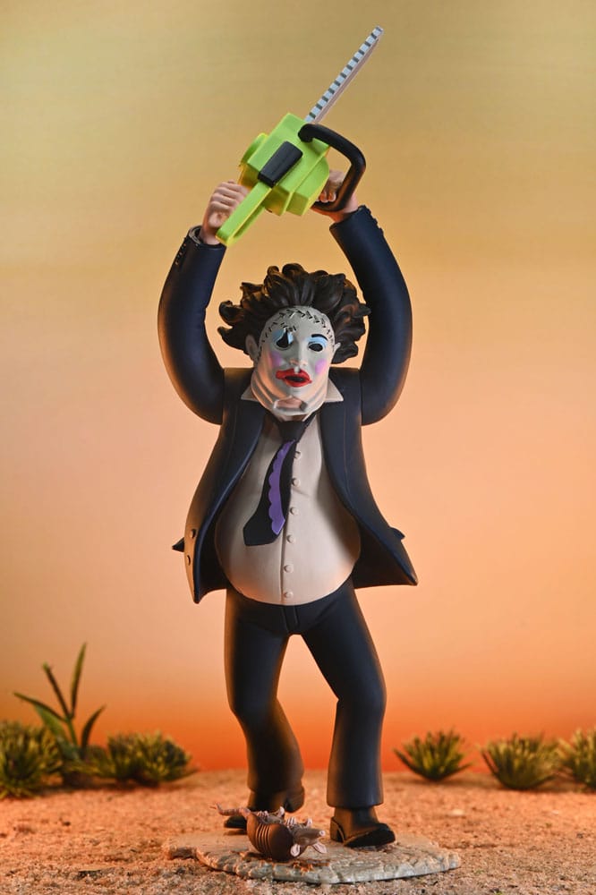 Texas Chainsaw Massacre Toony Terrors Action Figure 50th Anniversary Pretty Woman Leatherface 15 cm