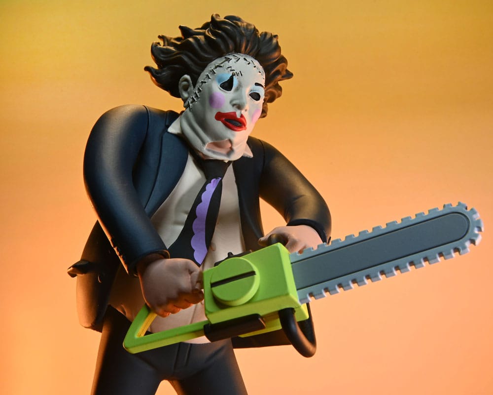 Texas Chainsaw Massacre Toony Terrors Action Figure 50th Anniversary Pretty Woman Leatherface 15 cm