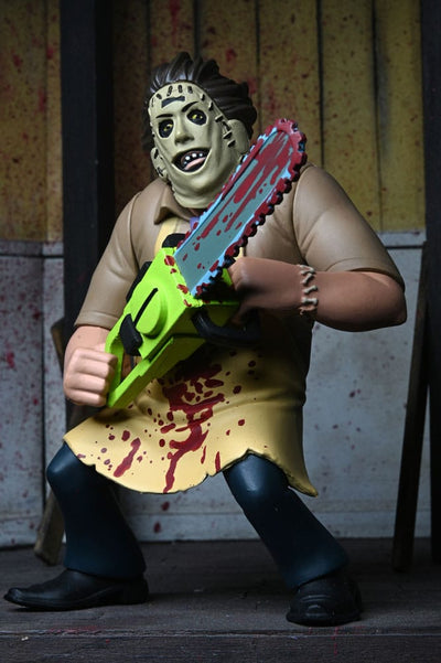 Texas Chainsaw Massacre Toony Terrors Action Figure 50th Anniversary Leatherface (Bloody) 15 cm