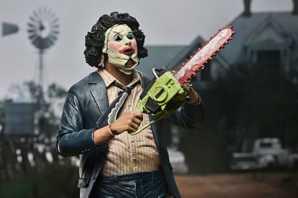 Texas Chainsaw Massacre Action Figure Ultimate Pretty Woman Leatherface 50th Anniversary 18 cm