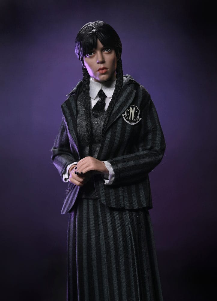Wednesday Action Figures 2 Pack Wednesday Addams (Nevermore Uniform) and Enid 20 cm