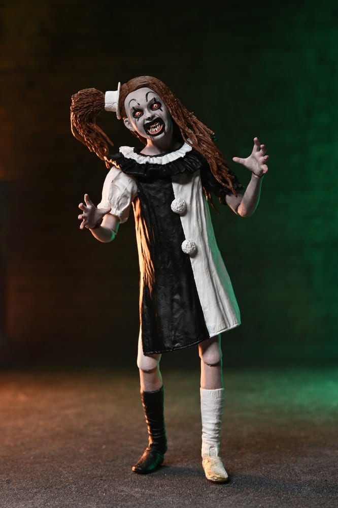 Terrifier 2 2-Pack Action Figures Ultimate Art the Clown & Little Pale Girl 18 cm