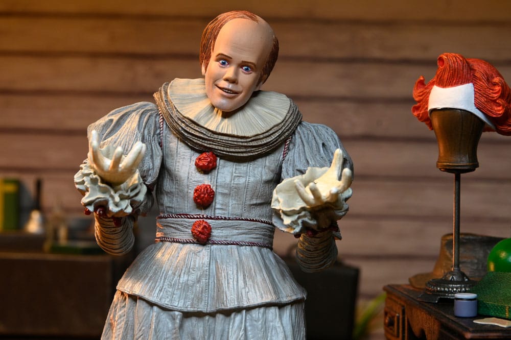 It: Welcome To Derry Action Figure Ultimate Bob Gray As Pennywise 18 cm