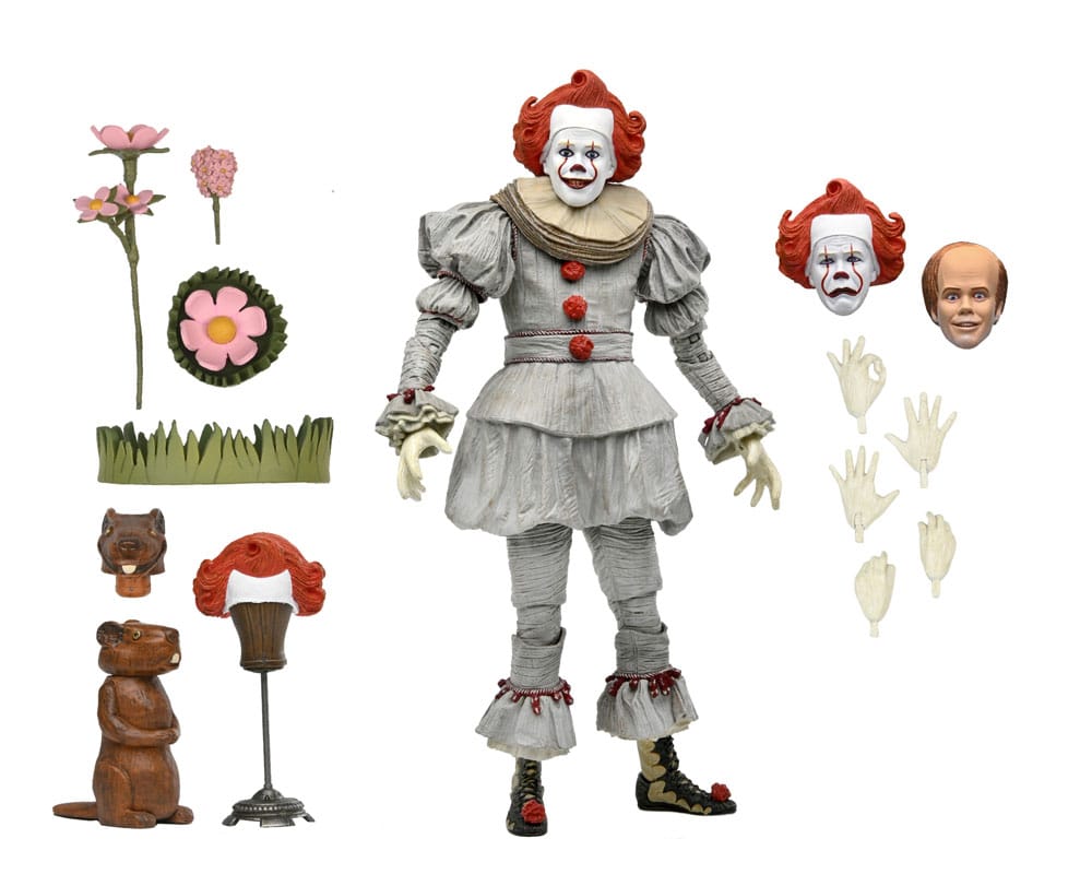It: Welcome To Derry Action Figure Ultimate Bob Gray As Pennywise 18 cm