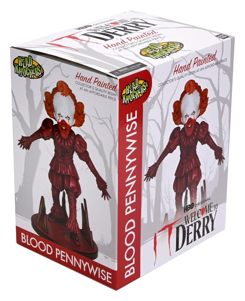 It: Welcome To Derry Head Knocker Blood Pennywise 19 cm