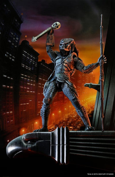 Predator 2 Action Figure City Hunter Poster Series 18 cm