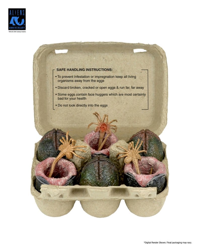 Aliens 6-Pack Accessory Pack Carton of Alien Eggs (40th Anniversary)